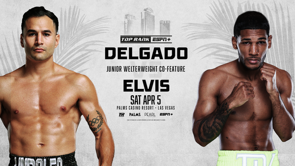 April 5: Lindolfo Delgado-Elvis Rodriguez Junior Welterweight Battle Confirmed as Co-Feature to Richard Torrez Jr.-Guido Vianello Heavyweight Showdown at Palms Casino Resort LIVE on ESPN+